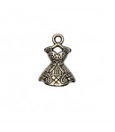 CHARM METAL ARGENTÉ - ROBE