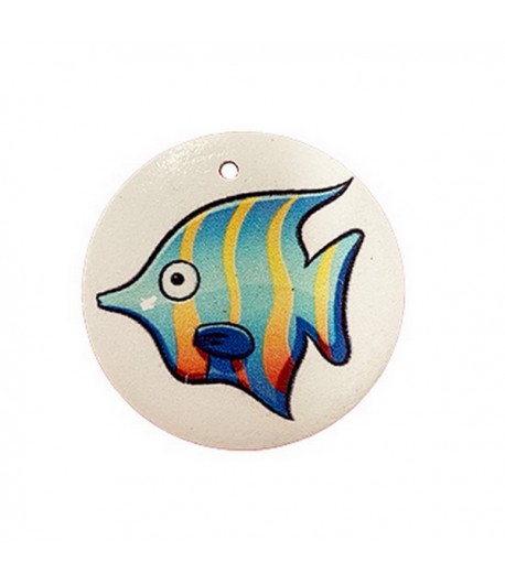 ROND EN BOIS - POISSON