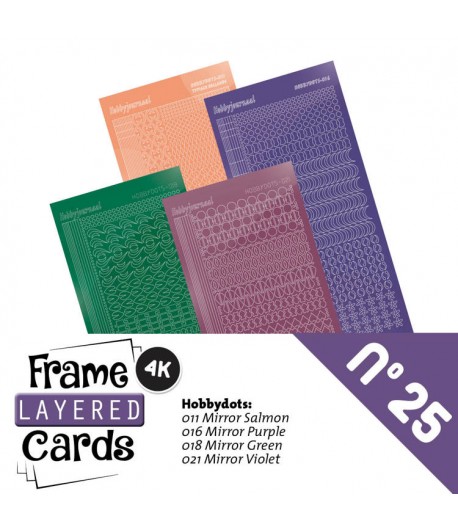 LOT 4 STICKERS DOT AND DO N.25