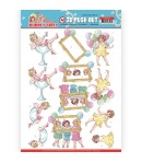 FEUILLE 3D BUBBLY GIRLS - SB10439