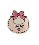 BAVOIR EN BOIS BABY - ROSE