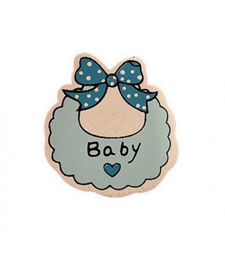 BAVOIR EN BOIS BABY - BLEU