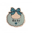 BAVOIR EN BOIS BABY - BLEU
