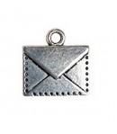 CHARM METAL ARGENTÉ - ENVELOPPE