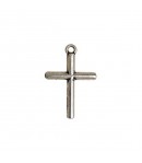 CHARM METAL ARGENTÉ - CROIX