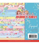 BLOC 23 FEUILLES 15 X 15 CM - BUBBLY GIRLS PARTY YCPP10031