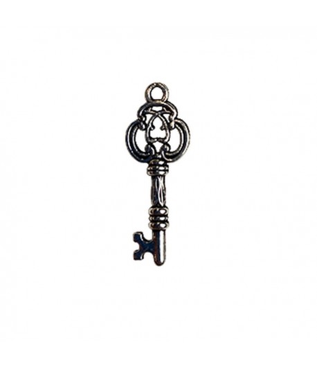 CHARM METAL ARGENTÉ - CLEF
