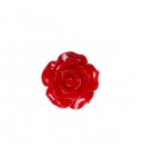 PERLE ROSE EN PLASTIQUE - ROUGE