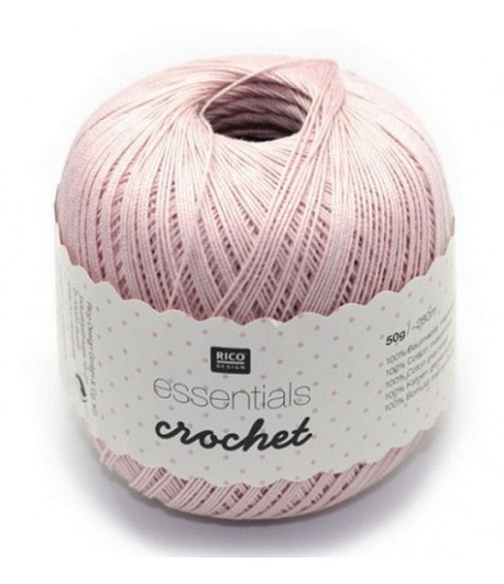 COTON MERCERISÉ ESSENTIALS CROCHET - PUUDRE  (014)
