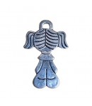 CHARM METAL ARGENTÉ - FILLE