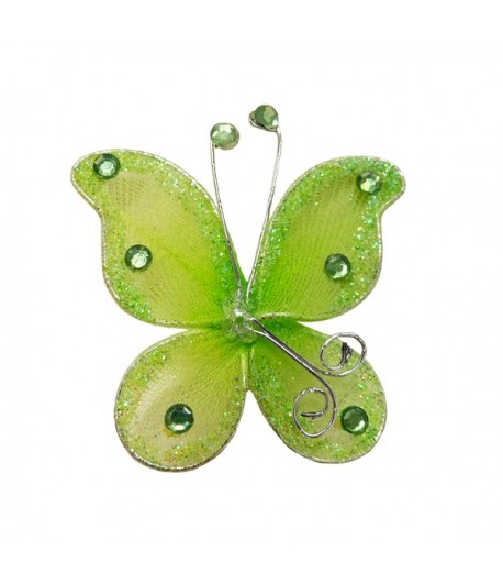 PAPILLON GLITTER - VERT CLAIR