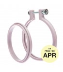 TAMBOUR A BRODER EN PLASTIQUE GRIS 24.5CM