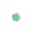 ROSE EN PLASTIQUE 1.4 CM - VERT D'EAU