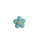 FLEUR EN PLASTIQUE 1.3 CM - BLEU