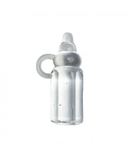 CHARM BIBERON EN PLASTIQUE TRANSPARENT