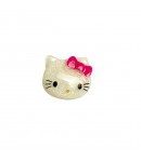 KITTY EN PLASTIQUE - TRANSPARENT GLITTER