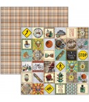 BLOC 8 FEUILLES HIPSTER CIAO BELLA 30X30 CM CBT035