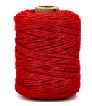CORDE COTTON 2MM  - ROUGE - 50 M
