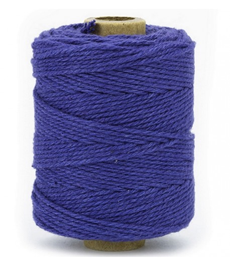 CORDE COTTON 2MM  - BLEU ROY  - 50 M