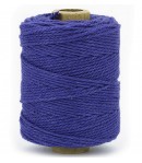 CORDE COTTON 2MM  - BLEU ROY  - 50 M