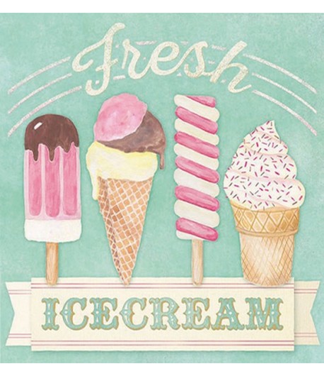 SERVIETTE  FRESH ICECREAM