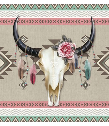 SERVIETTE  SKULL
