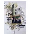 POCHOIR  GRUNCHE CHEVRONS - DUTCH DOOBADOO