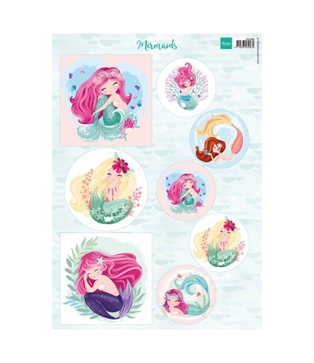 FEUILLE 3D SIRENE  - VK9588