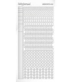 STICKERS MOTIFS BLANC -  STDA160