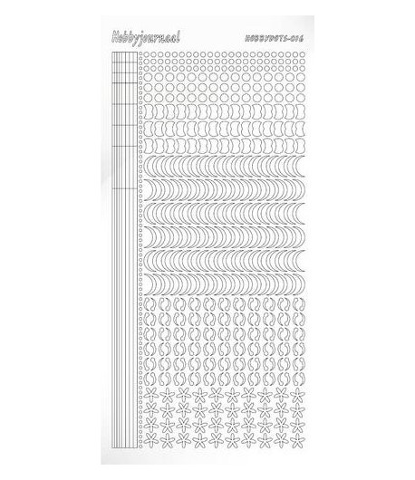 STICKERS MOTIFS BLANC -  STDA160