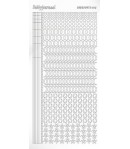 STICKERS MOTIFS BLANC -  STDA160