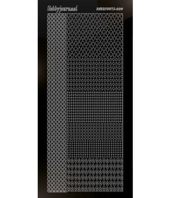 STICKERS MOTIFS NOIRS - STDA043