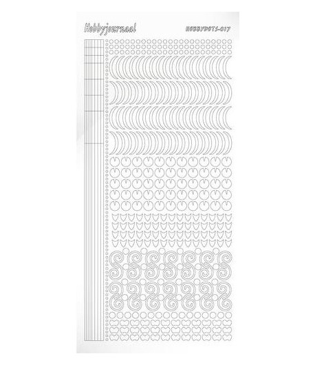 STICKERS MOTIFS BLANC  -  STDA170