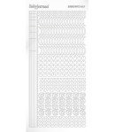 STICKERS MOTIFS BLANC  -  STDA170