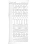 STICKERS MOTIFS BLANC  -  STDA180