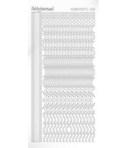 STICKERS MOTIFS BLANC STDA200