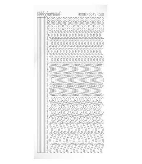 STICKERS MOTIFS BLANC STDA200