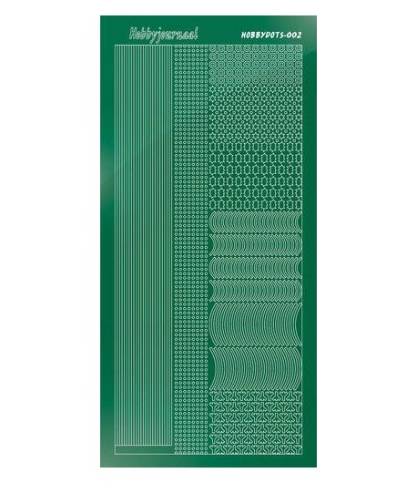 STICKERS MOTIFS VERT STDM022