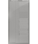 STICKERS MOTIFS ARGENT STDM028
