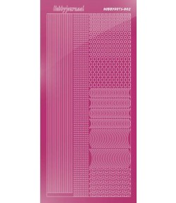 STICKERS MOTIFS ROSE STDM02F