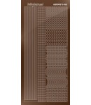 STICKERS MOTIFS MARRON STDM02G