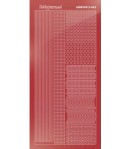 STICKERS MOTIFS ROUGE STDM02H