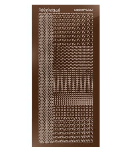 STICKERS MOTIFS MARRON STDM04G