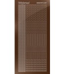 STICKERS MOTIFS MARRON STDM04G