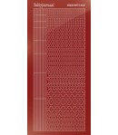 STICKERS MOTIFS ROUGE STDM054