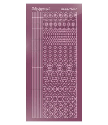 STICKERS MOTIFS VIOLET STDM056