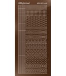 STICKERS MOTIFS MARRON STDM05G