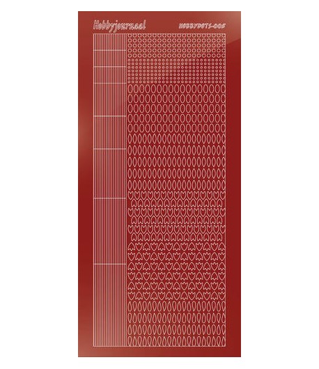 STICKERS MOTIFS ROUGE STDM05H