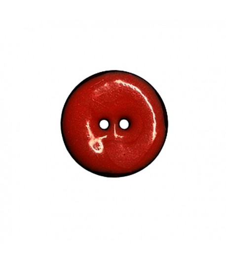 BOUTON COCO  2.5 CM -ROUGE