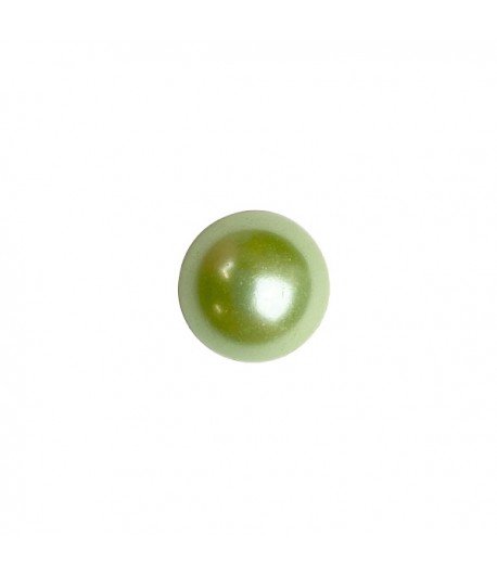 DEMI-PERLE EN PLASTIQUE 1.5 CM - VERT CLAIR